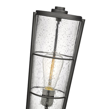 Z-Lite 22" High Helix 1 Light Outdoor Pier Mounted Fixture image 3