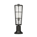Z-Lite 22" High Helix 1 Light Outdoor Pier Mounted Fixture image 4