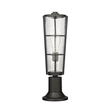 Z-Lite 22" High Helix 1 Light Outdoor Pier Mounted Fixture image 4