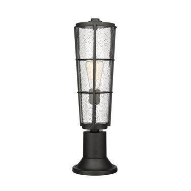 Z-Lite 22" High Helix 1 Light Outdoor Pier Mounted Fixture image
