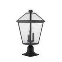 Z-Lite 22" High Talbot 3 Light Outdoor Pier Mounted Fixture image 3