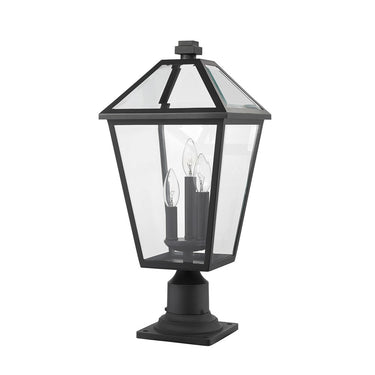 Z-Lite 22" High Talbot 3 Light Outdoor Pier Mounted Fixture image 4