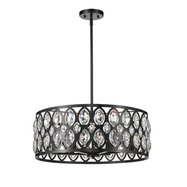 Z-Lite 23.5" Dealey 6 Light Chandelier image 3