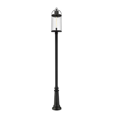 Z-Lite 23.5" Roundhouse 1 Light Outdoor Post Mounted Fixture image 1