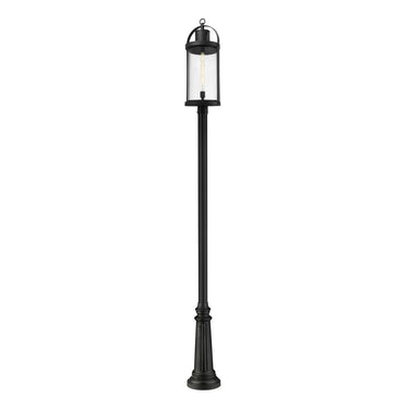 Z-Lite 23.5" Roundhouse 1 Light Outdoor Post Mounted Fixture image