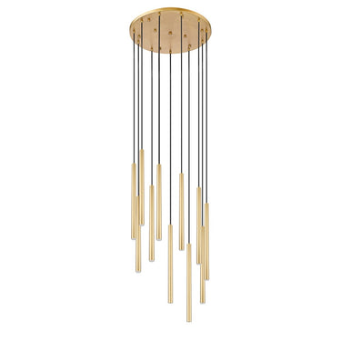 Z-Lite 23.75" High Forest 11 Light Chandelier image 14