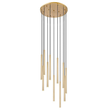 Z-Lite 23.75" High Forest 11 Light Chandelier image 2