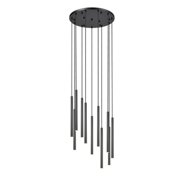 Z-Lite 23.75" High Forest 11 Light Chandelier image 4