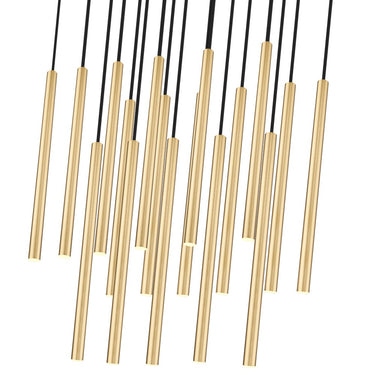 Z-Lite 23.75" High Forest 17 Light Linear Chandelier image 11