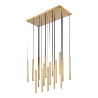 Z-Lite 23.75" High Forest 17 Light Linear Chandelier image 14