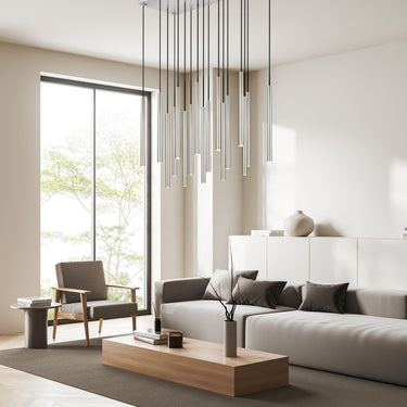 Z-Lite 23.75" High Forest 17 Light Linear Chandelier image 15