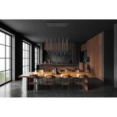 Z-Lite 23.75" High Forest 17 Light Linear Chandelier image 16