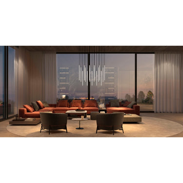 Z-Lite 23.75" High Forest 17 Light Linear Chandelier image 18