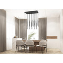 Z-Lite 23.75" High Forest 17 Light Linear Chandelier image 19