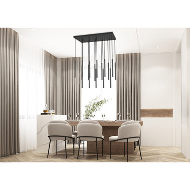 Z-Lite 23.75" High Forest 17 Light Linear Chandelier image 19