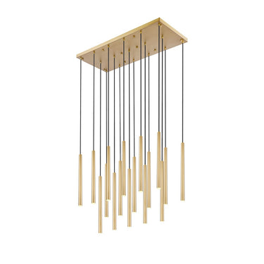 Z-Lite 23.75" High Forest 17 Light Linear Chandelier image 2