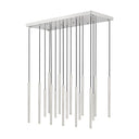 Z-Lite 23.75" High Forest 17 Light Linear Chandelier image 3