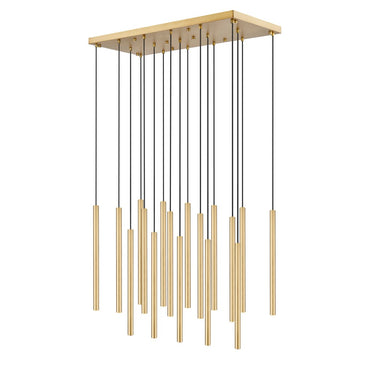 Z-Lite 23.75" High Forest 17 Light Linear Chandelier image 5