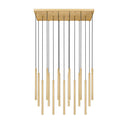 Z-Lite 23.75" High Forest 17 Light Linear Chandelier image 8