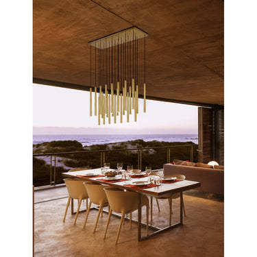 Z-Lite 23.75" High Forest 23 Light Linear Chandelier image 17