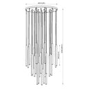 Z-Lite 23.75" High Forest 27 Light Chandelier image 21