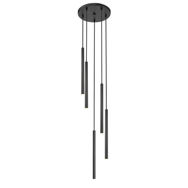 Z-Lite 23.75" High Forest 5 Light Chandelier image 1