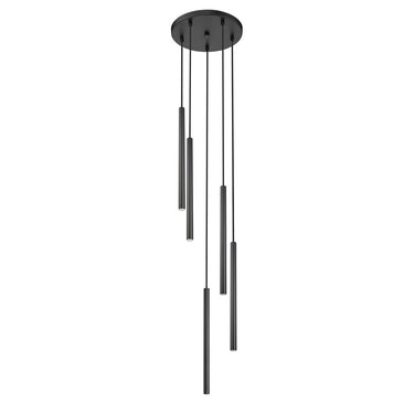 Z-Lite 23.75" High Forest 5 Light Chandelier image 13