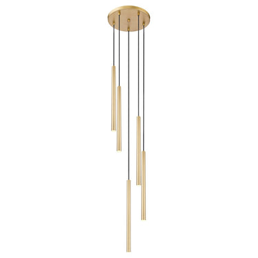 Z-Lite 23.75" High Forest 5 Light Chandelier image 2