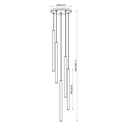 Z-Lite 23.75" High Forest 5 Light Chandelier image 21