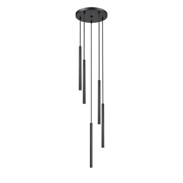 Z-Lite 23.75" High Forest 5 Light Chandelier image 4