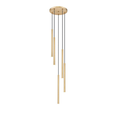 Z-Lite 23.75" High Forest 5 Light Chandelier image 5