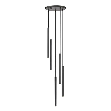 Z-Lite 23.75" High Forest 5 Light Chandelier image 7