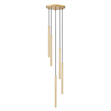 Z-Lite 23.75" High Forest 5 Light Chandelier image 8