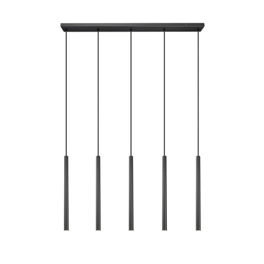Z-Lite 23.75" High Forest 5 Light Linear Chandelier image 4