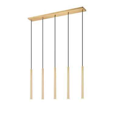 Z-Lite 23.75" High Forest 5 Light Linear Chandelier image 8