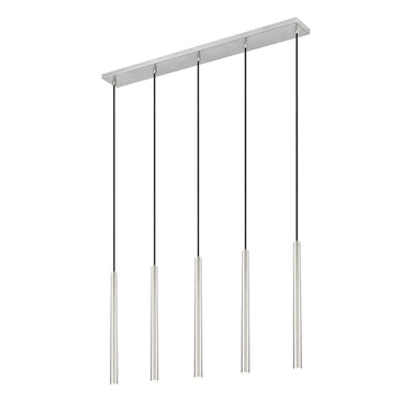 Z-Lite 23.75" High Forest 5 Light Linear Chandelier image