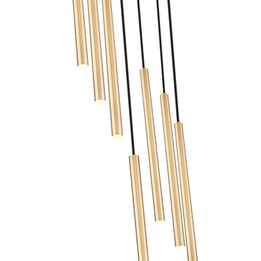 Z-Lite 23.75" High Forest 7 Light Chandelier image 11