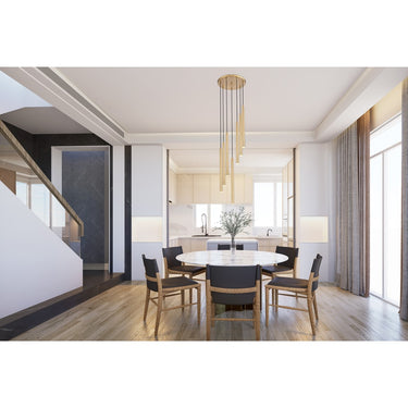 Z-Lite 23.75" High Forest 7 Light Chandelier image 17