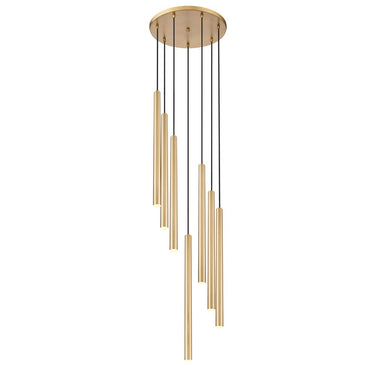 Z-Lite 23.75" High Forest 7 Light Chandelier image 2
