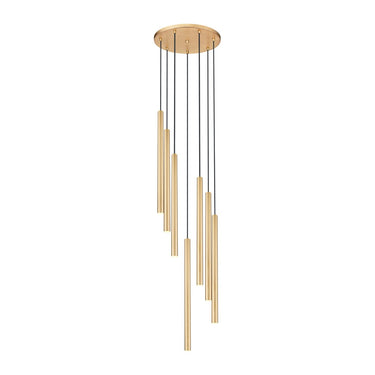 Z-Lite 23.75" High Forest 7 Light Chandelier image 5