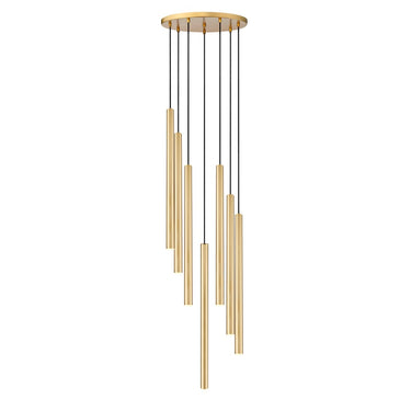 Z-Lite 23.75" High Forest 7 Light Chandelier image 8