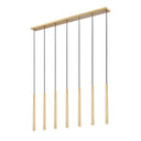 Z-Lite 23.75" High Forest 7 Light Linear Chandelier image 2