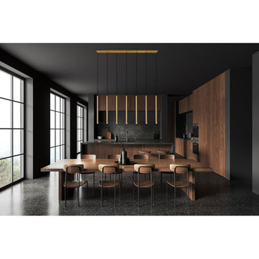 Z-Lite 23.75" High Forest 7 Light Linear Chandelier image 20