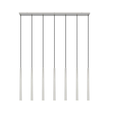 Z-Lite 23.75" High Forest 7 Light Linear Chandelier image 3