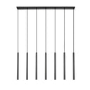 Z-Lite 23.75" High Forest 7 Light Linear Chandelier image 4