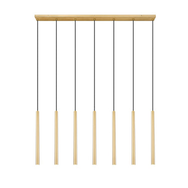 Z-Lite 23.75" High Forest 7 Light Linear Chandelier image 5