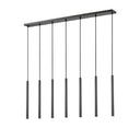 Z-Lite 23.75" High Forest 7 Light Linear Chandelier image 7