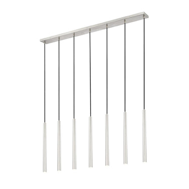 Z-Lite 23.75" High Forest 7 Light Linear Chandelier image