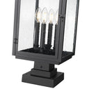 Z-Lite 23.75" High Hartwell 4 Light Outdoor Pier Mounted Fixture image 3