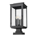 Z-Lite 23.75" High Hartwell 4 Light Outdoor Pier Mounted Fixture image 4